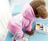 Van de Jasjeslagen van huisdierenhonden van het de Winter de Warme Puppy Aangepaste Kleur van Hoodies leverancier