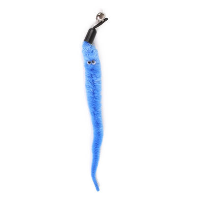 Eco Friendly Interactive Cat Toys / Cat Feather Teaser Wand With Feather