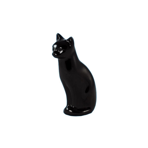 Zwarte Kleurenkat Gevormde Urn, de Unieke van het het Metaalmessing van Kattenurnen Materiële Amerikaanse Stijl leverancier